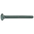 Midwest Fastener 3/8"-16 x 4" Zinc Plated Grade 2 / A307 Steel Coarse Thread Carriage Bolts 5PK 34921